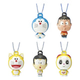 Bandai Doraemon Headman gashapon figure keychain (set of 5)