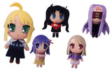 Bandai Type-Moon Fate stay night Chibi Plush doll Strap (set of 5)