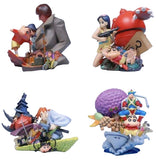 Kaiyodo K&M Crayon Shin Chan Movie Storm-bringing Diorama (set of 4)
