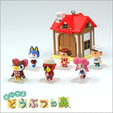Takara TOMY Yujin Animal Forest Crossing Mini House Keychain (set of 6)