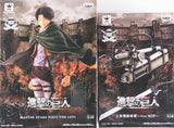 Banpresto Attack On Titan Master Stars Piece Levi Figure + 3D Maneuver Gear Set