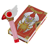 Bandai CLAMP CardCaptor Sakura Wand & Clow Card Book Cosmetics Set