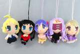 Bandai Type-Moon Fate stay night Chibi Plush doll Strap (set of 5)