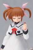PSP Magical Girl Lyrical Nanoha A's PORTABLE THE BATTLE OF ACE BOX with figma SP-007 Nanoha Takamachi School Uniform ver