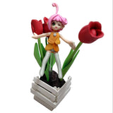 Epoch TV Champion Mega-o Amano Flower Language girl figure (set of 5)