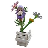 Epoch TV Champion Mega-o Amano Flower Language girl figure (set of 5)