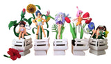 Epoch TV Champion Mega-o Amano Flower Language girl figure (set of 5)