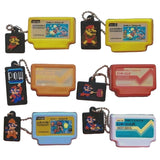 EPOCH Famican Mario Metal Can & dot Graphic figure Keychain (set of 6)