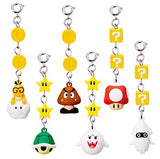 Takara TOMY Yujin Super Mario Bros. Chara Rinrin Mascot (set of 6)