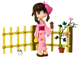 Vance Project GSI Pinky cos Kimono Yukata Costume Figure