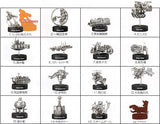 Bandai STEAMBOY Steam boy mecha Mini Figure Selection (set of 16)