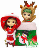 Groove Inc. Little Pullip+ F-811 Carol & Rudolph X’mas Special girl Fashion doll (Jun Planning)-DREAM Playhouse