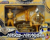 Bandai 2004 Power Rangers Ninja Storm Deltaplane delta glider yellow figure - DREAM Playhouse