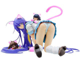 Griffon Enterprises Grand Toys Ikki Tousen Kanu Unchou Nekomimi Pastel Blue ver. 1/7 PVC figure-DREAM Playhouse