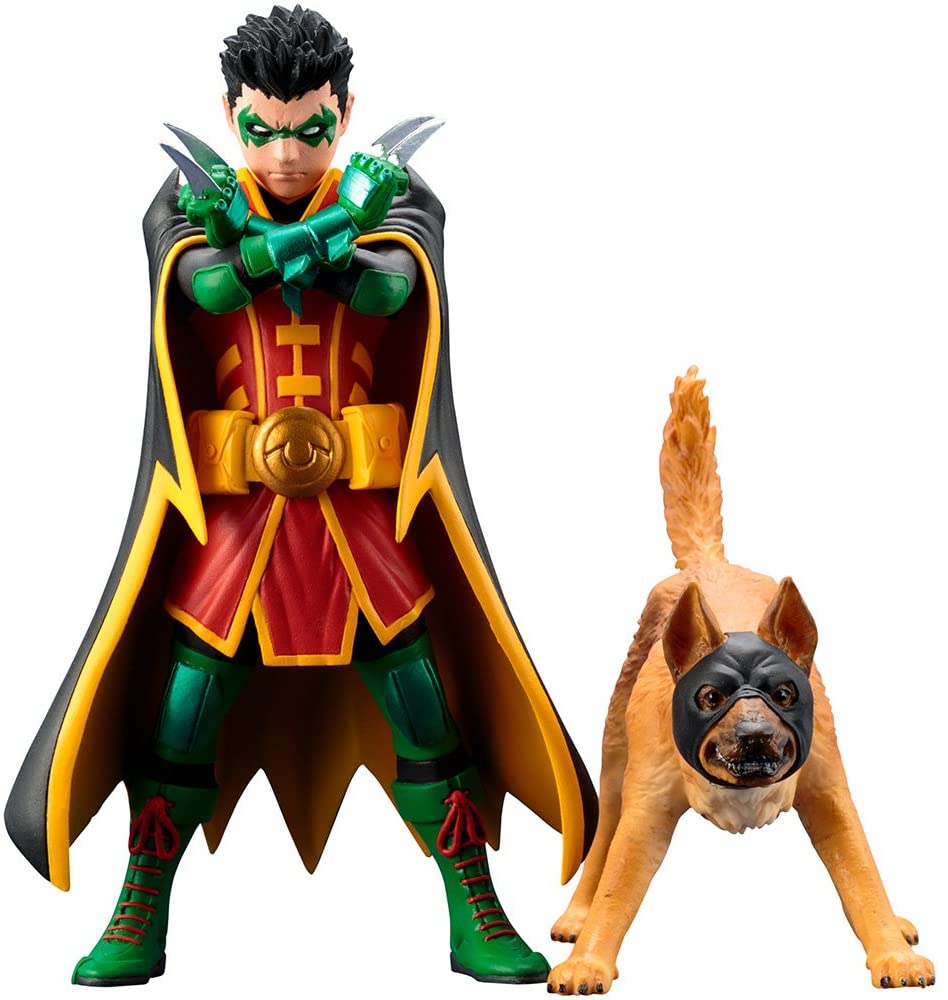 Kotobukiya ARTFX+ DC Comics Batman Robin & Ace the Bat-Hound 1/10