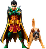 Kotobukiya ARTFX+ DC Comics Batman Robin & Ace the Bat-Hound 1/10 PVC figure - DREAM Playhouse