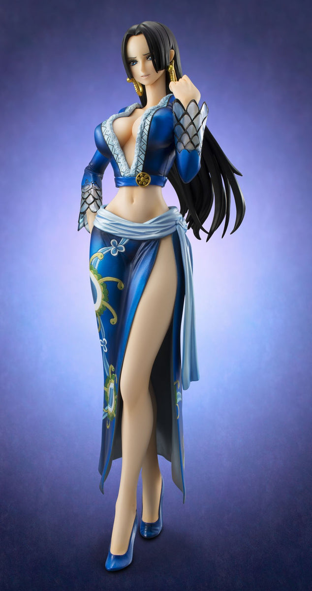 BOA HANCOCK Ver.BLUE フィギュア Amazon.com: Megahouse One Piece Boa Hancock (Blue Version