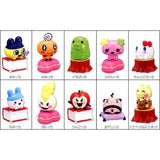 Bandai Tamagotchi Character Dolls On Pedestals Trading Figure Part 2 (Set Of 10) - Trading