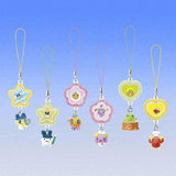 Bandai Tamagotchi Kururin Plate Strap Gashapon Figure Phone Strap (Set Of 6) - Gashapon