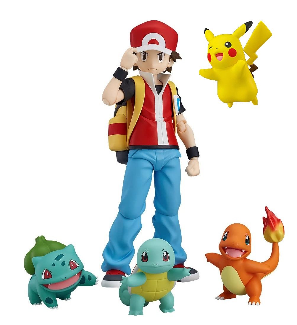figma 356 レッド　ポケットモンスター Max Factory figma 356 Pocket Monster Pokemon Satoshi Red + Pikachu