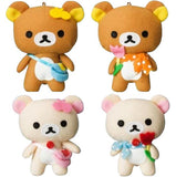 Kabaya San-X Rilakkuma Korilakkuma Tulip ver. Stuffed doll (set of 4) - DREAM Playhouse