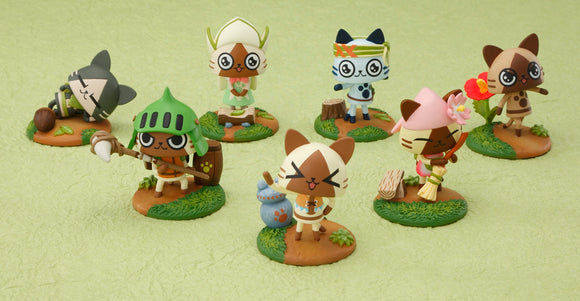 Capcom Monster Hunter Airu Village Friends Trading Mascot (set of 8)