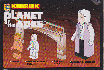 Medicom Kubrick Planet of the Apes Human Mutant Diorama collectors set