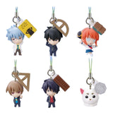 Bandai Gintama Silver Soul 3-Z Double Mascot figure Keychain (set of 6)