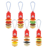 Bandai Japanese Food Miniature Mania MOS Burger Swing (set of 6)
