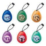 Bandai Mobile Suit Gundam 00 Soundrop Compact voice Keychain (set of 6)