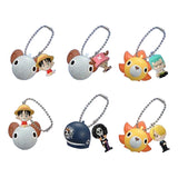 Bandai From TV animation One Piece Ringing Figure Swing (set of 5)