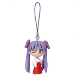 Bandai Lucky Star Swing girl gashapon Figure Phone Strap (set of 4)