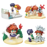 Bandai Rumbling Hearts Diorama Haruka Legend Chibi figure (set of 4)