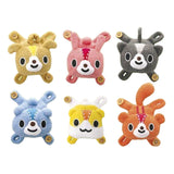 Bandai Friendly Tappies animal fabric doll education plush toy (set of 6)