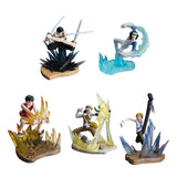 Bandai From the TV anime ONE PIECE Battle gashapon figure (set of 5)
