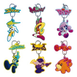 Bandai Disney BVIG Dimo Love Wonderland Rubber Plate Keychain (set of 6)
