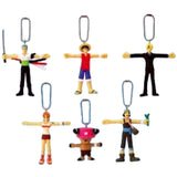 Bandai From the TV animation ONE PIECE Bendable figure Swing (set of 6)