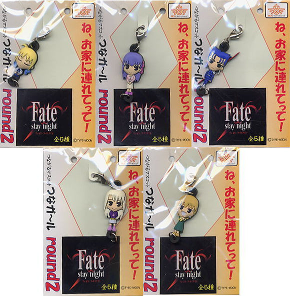 SOL International Type-Moon Fate/stay night figure Tsunagaru Mascot (set of 5)