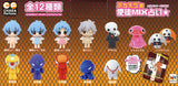 Megahouse Petit Chara Fortune Neon Genesis Evangelion figure Mascot Petit Eva Angel MIX Fortune Telling ver(set of 12)