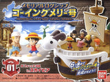 Bandai One Piece Memorial Log Ship Super figure Going Merry (set of 6)