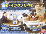Bandai One Piece Memorial Log Ship Super figure Going Merry (set of 6)