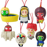 Bandai Sergeant Keroro Gunso Dress-Up Keroro Mk-II strap (set of 7)