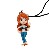 Suntory 7-11 One piece Mugiwara New World Collectable Figure Mini Strap (set of 9)