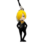 Suntory 7-11 One piece Mugiwara New World Collectable Figure Mini Strap (set of 9)