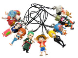 Suntory 7-11 One piece Mugiwara New World Collectable Figure Mini Strap (set of 9)