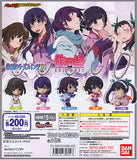 Bandai Monogatari series heroines figure Mascot swing 01 (set of 5)