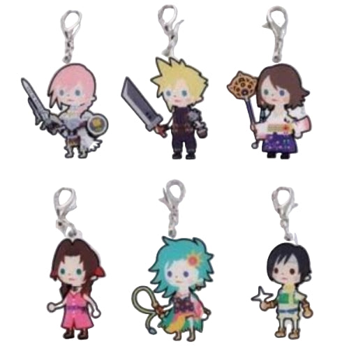 Square Enix Final Fantasy Brigate figure Resin Metal Charm (set of 6)