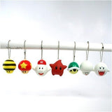 Bandai Nintendo Super Mario Galaxy Item Squishy Mascot 3 (set of 7)