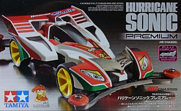 Tamiya Mini 4WD 19441 1/32 Fullcowl Hurricane Sonic Premium AR Chassis