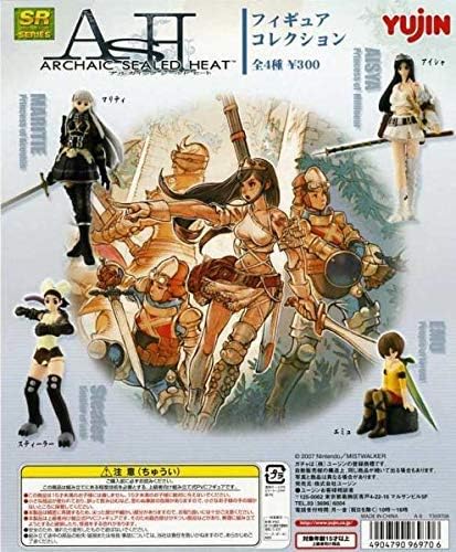 Yujin SR Nintendo DS ASH Archaic Sealed Heat girl Figure (set of 4)
